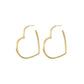 Ohrringe Herzen 'LOVE slim' gold