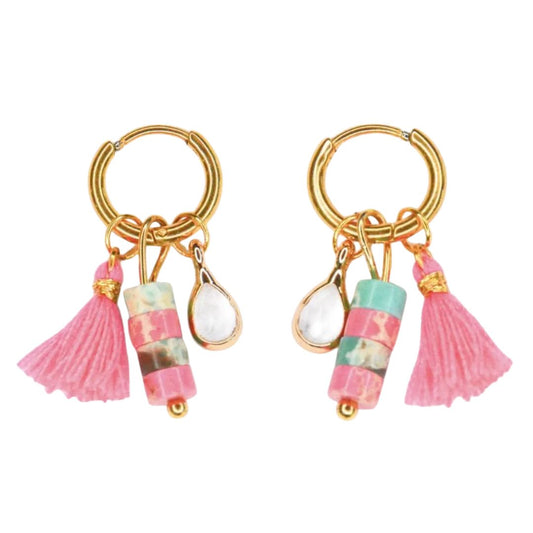 Ohrringe bunter Tropfen