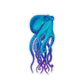 Aufkleber transparent 'Oktopus'
