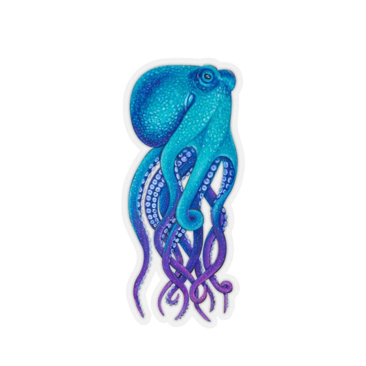 Aufkleber transparent 'Oktopus'