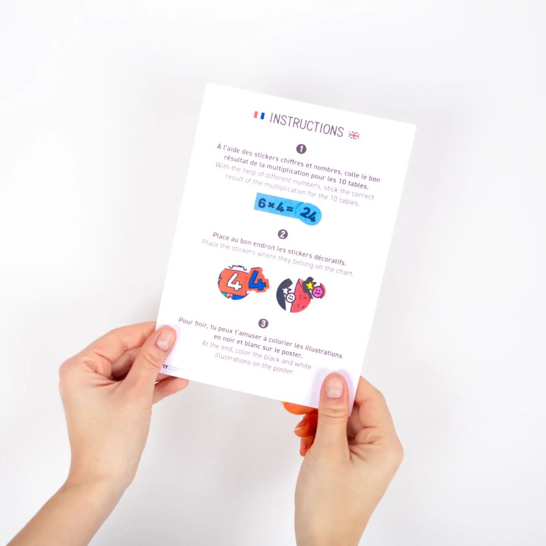 Riesenposter Schule 'Mutltiplikationen'