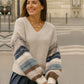 Oversize-Pullover mit weiten Ärmeln taupe