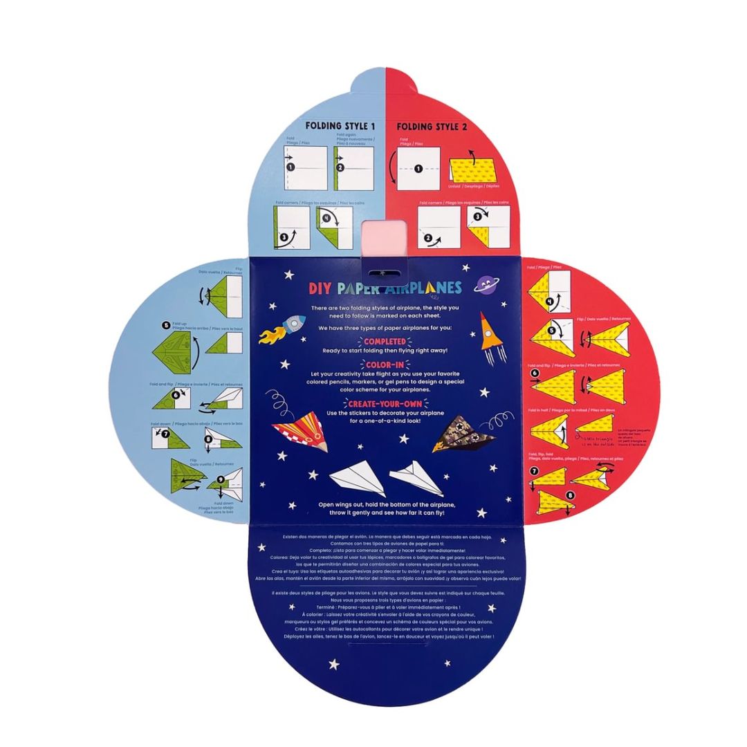 D.I.Y. Activity Kit 'Papier Flugzeuge'