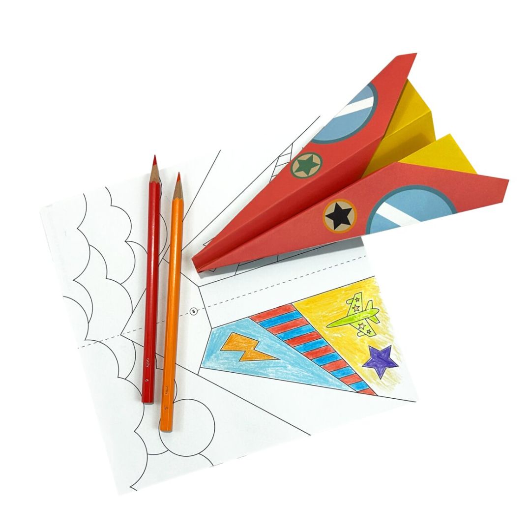 D.I.Y. Activity Kit 'Papier Flugzeuge'