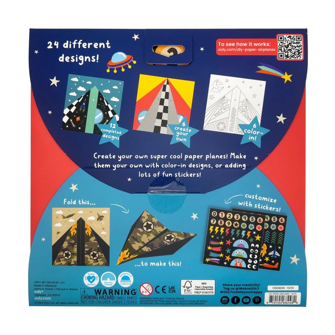 D.I.Y. Activity Kit 'Papier Flugzeuge'