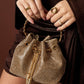Elegante Party Handtasche 'Glitter' gold