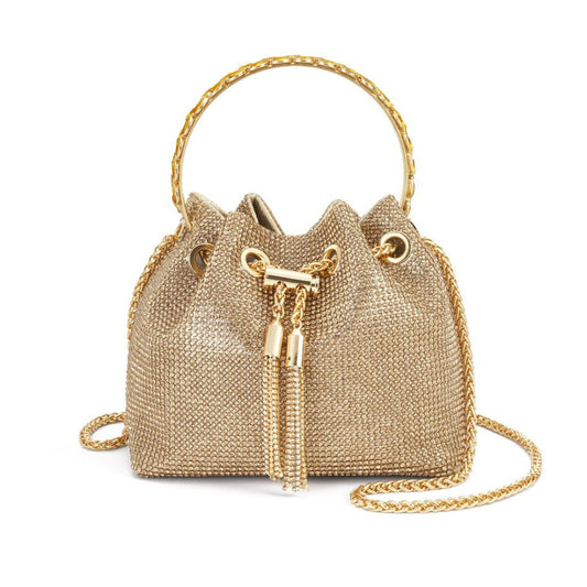 Elegante Party Handtasche 'Glitter' gold