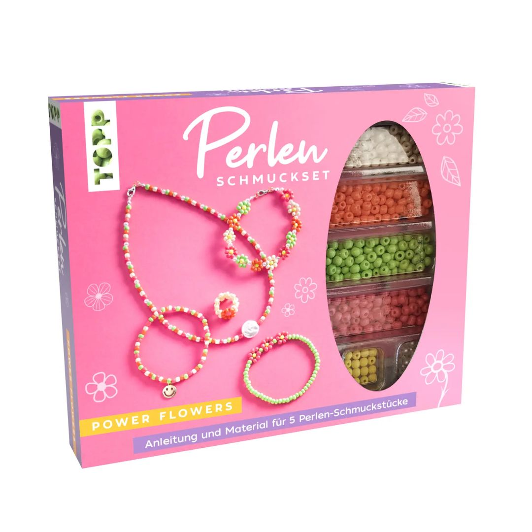 Perlen Schmuckset 'Power Flowers'