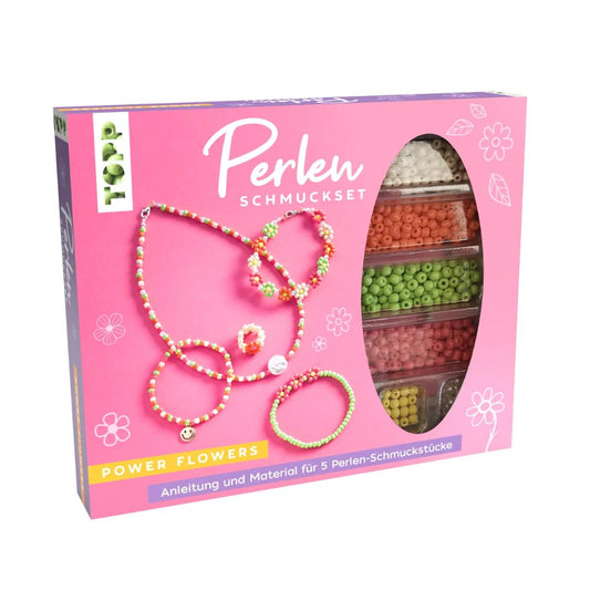 Perlen Schmuckset 'Power Flowers'