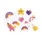 Perlou 1500 Perlen Set Regenbogen Einhorn