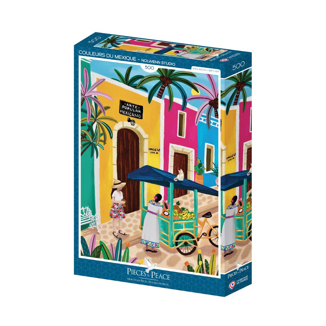 500 teiliges Puzzle 'Farben Mexicos'