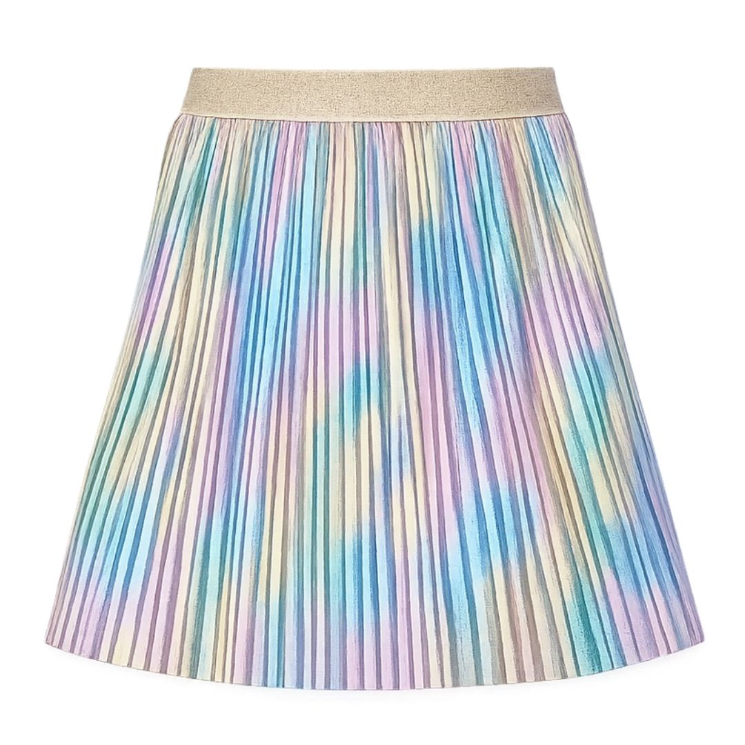 Plisseerock 'Rainbow' mehrfarbig