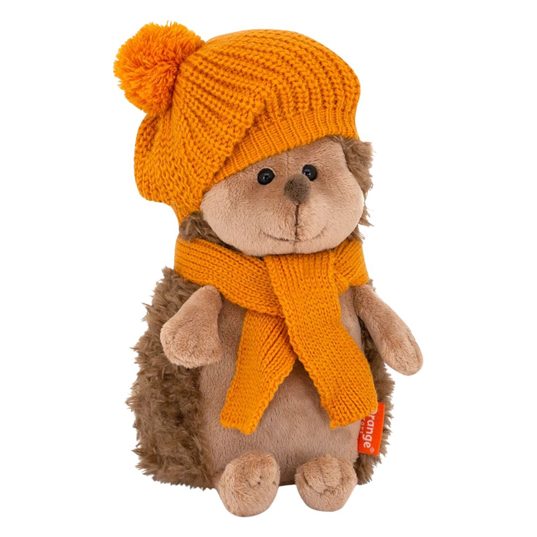 Plüschtier 'Fluffy der Igel' mit Baskenmütze 20 cm