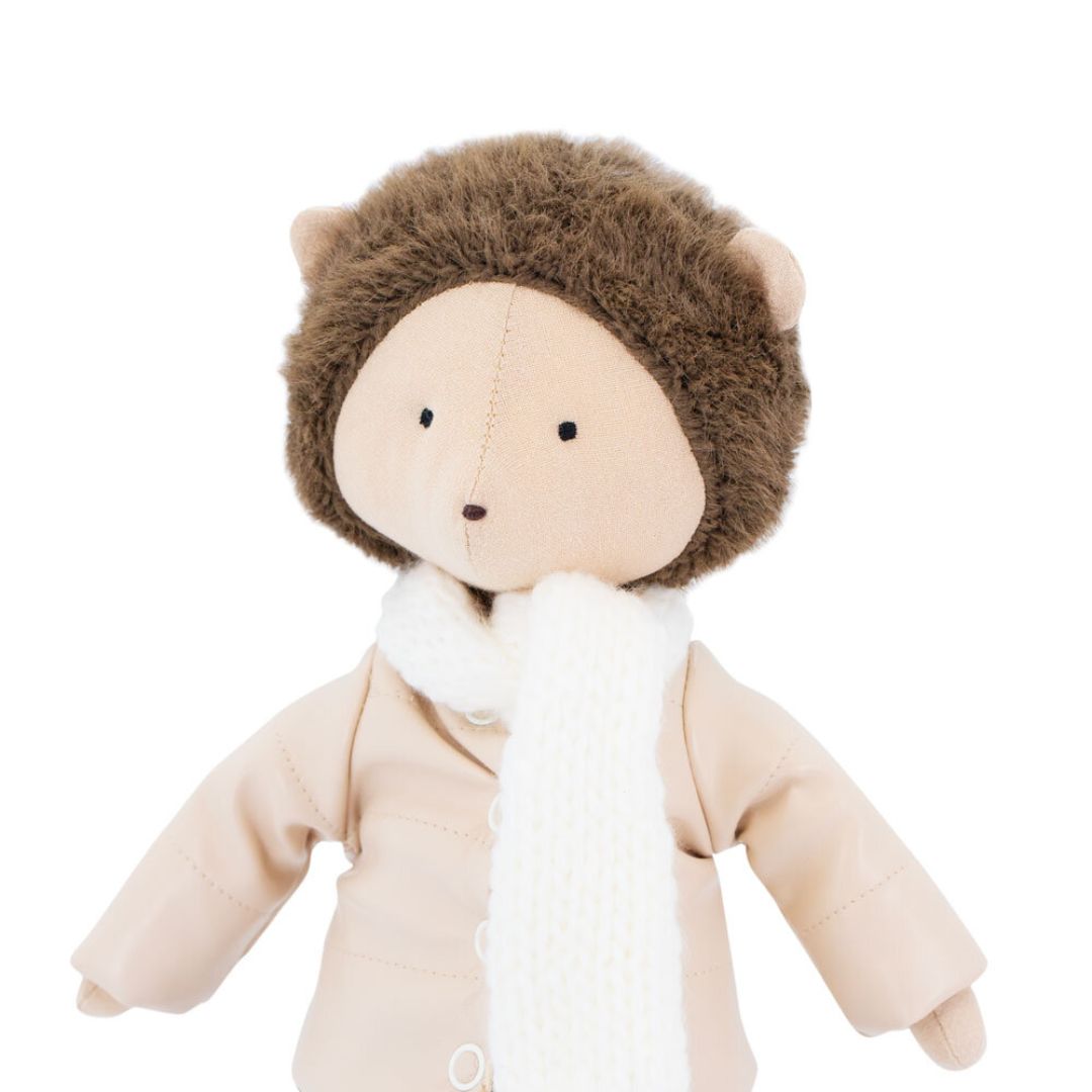 Plüschtier 'Henry der Igel' mit Jacke & Leorock 30cm 0+