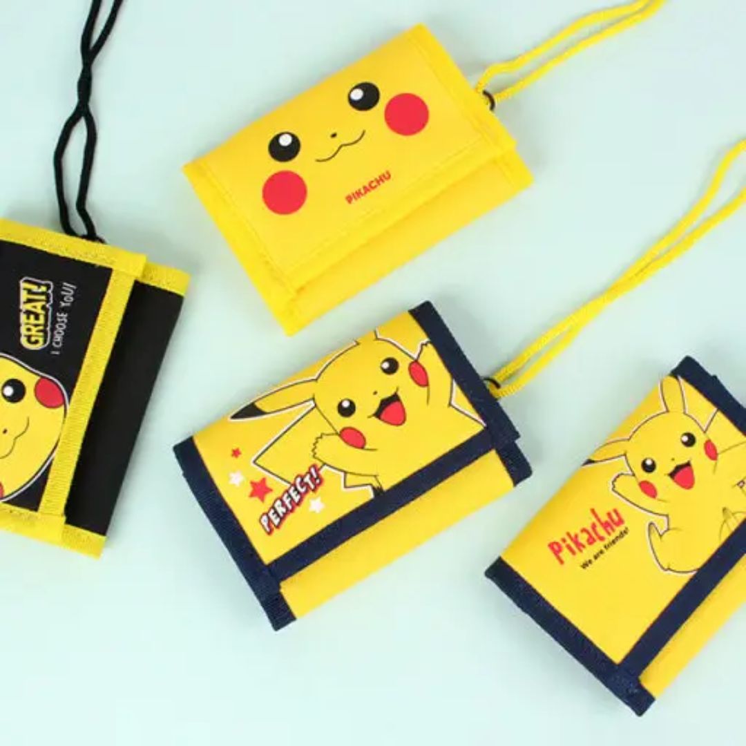 Kinder Halsgeldbörse mit Klettverschluss 'Pokémon Pikachu'