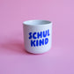 Schulkind Becher blau