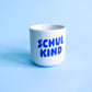 Schulkind Becher blau