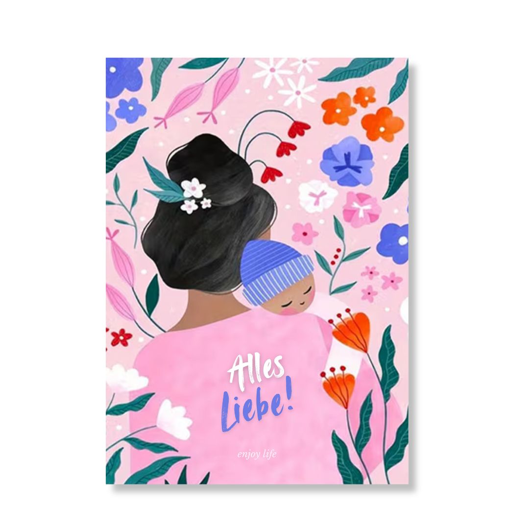 Postkarte 'Alles Liebe'