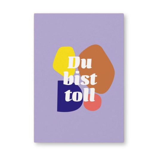 Postkarte 'Du bist toll'