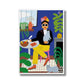 Postkarte 'THE GIRL WITH CATS'