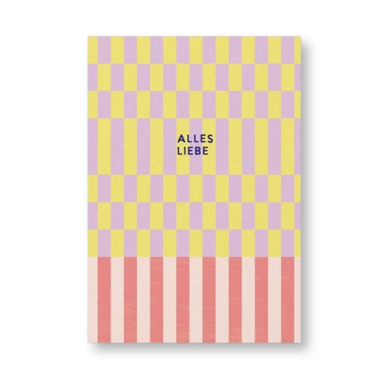 Postkarte 'ALLES LIEBE'
