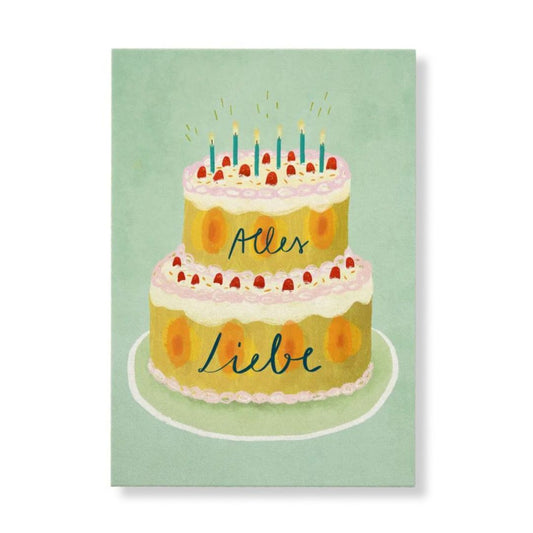 Postkarte 'Alles Liebe'