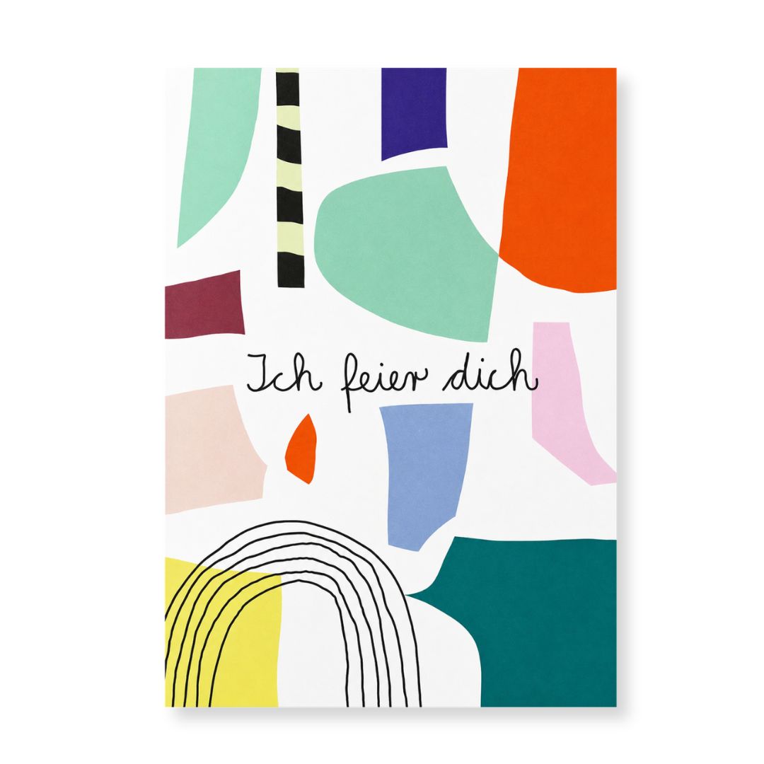 Postkarte 'Ich feier Dich'