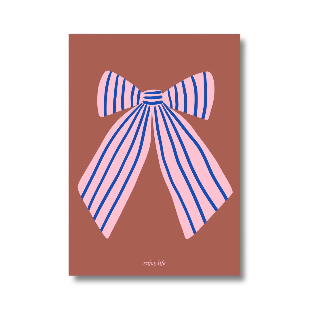 Postkarte 'Schleife'