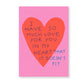 Postkarte 'So much love for you'