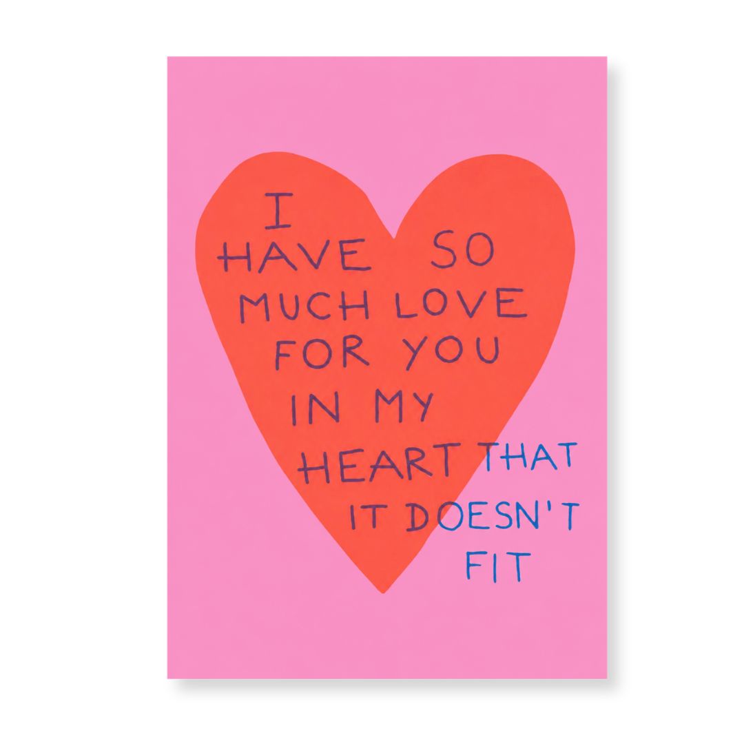 Postkarte 'So much love for you'