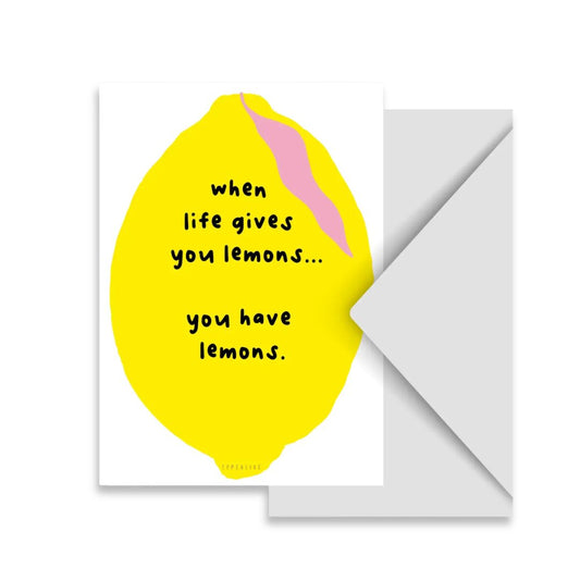 Postkarte You Have Lemons