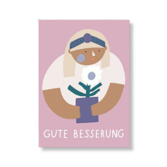 Postkarte 'Gute Besserung'