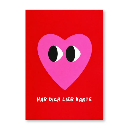 Postkarte 'HAB DICH LIEB KARTE'