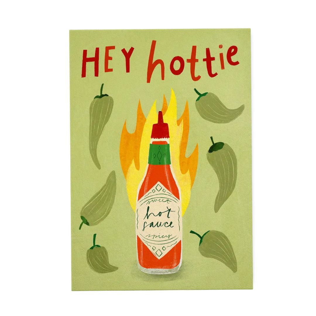 Postkarte 'Hottie'