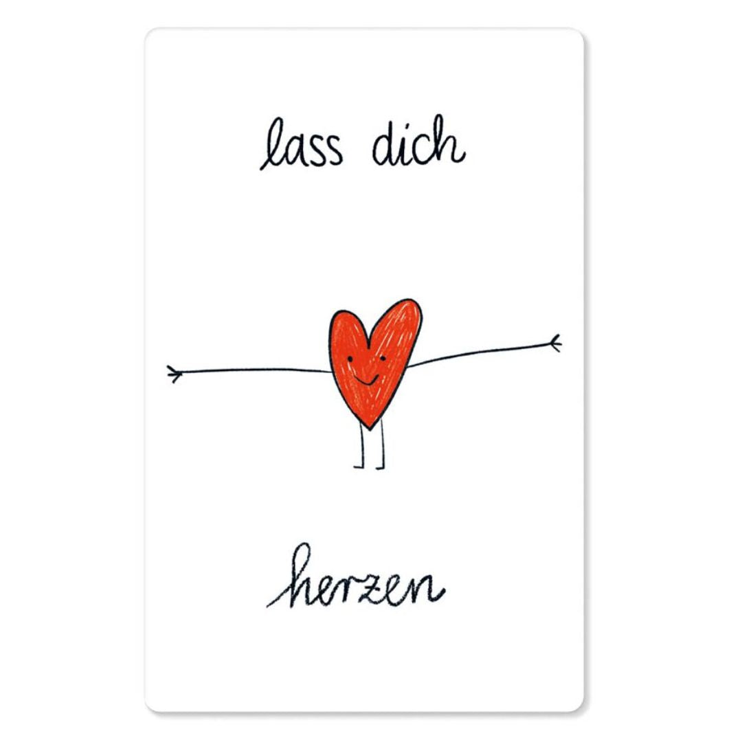 KIND MIND Karte | lass dich herzen