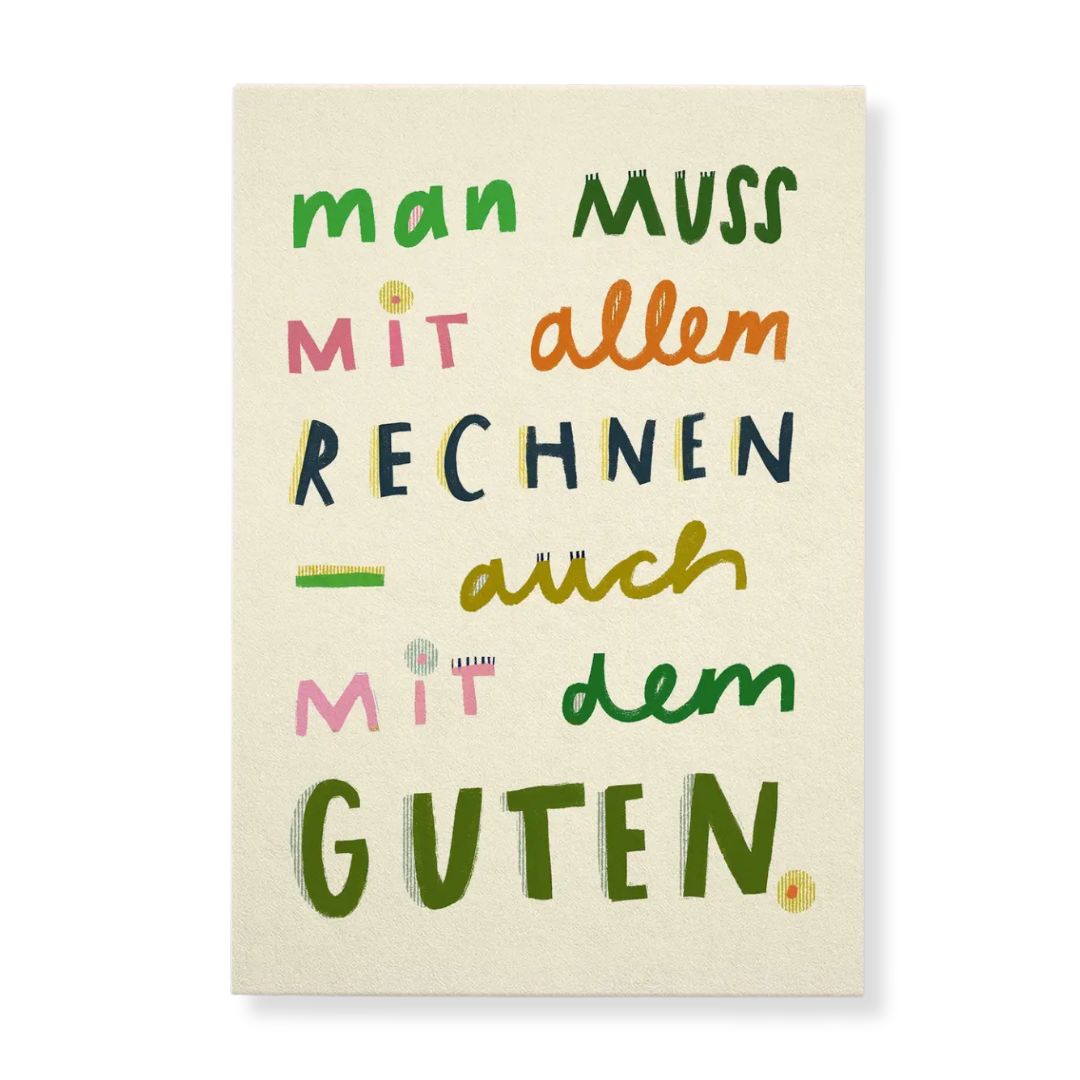 Postkarte 'Das Gute'