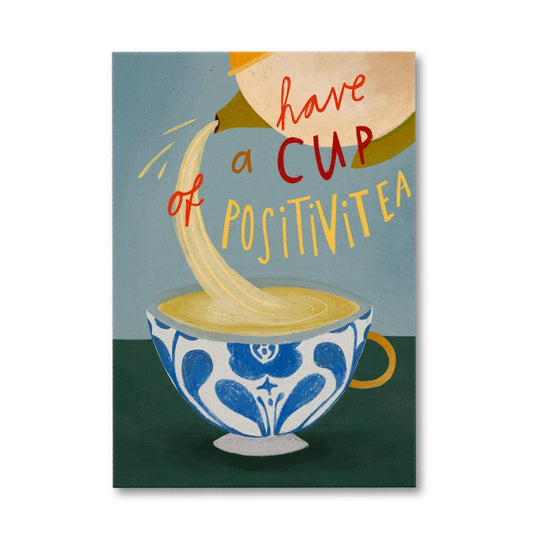 Postkarte 'Positivitea'