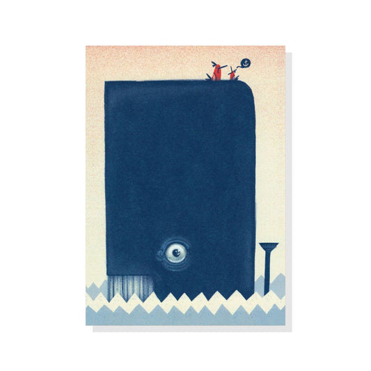 Postkarte A6 'Walfischleben'