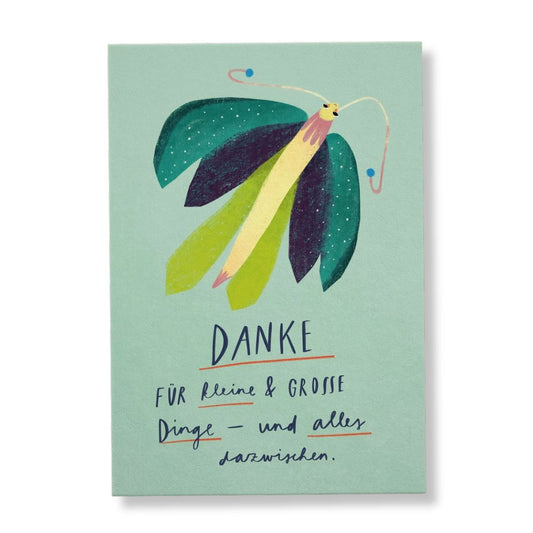 Postkarte 'Danke'