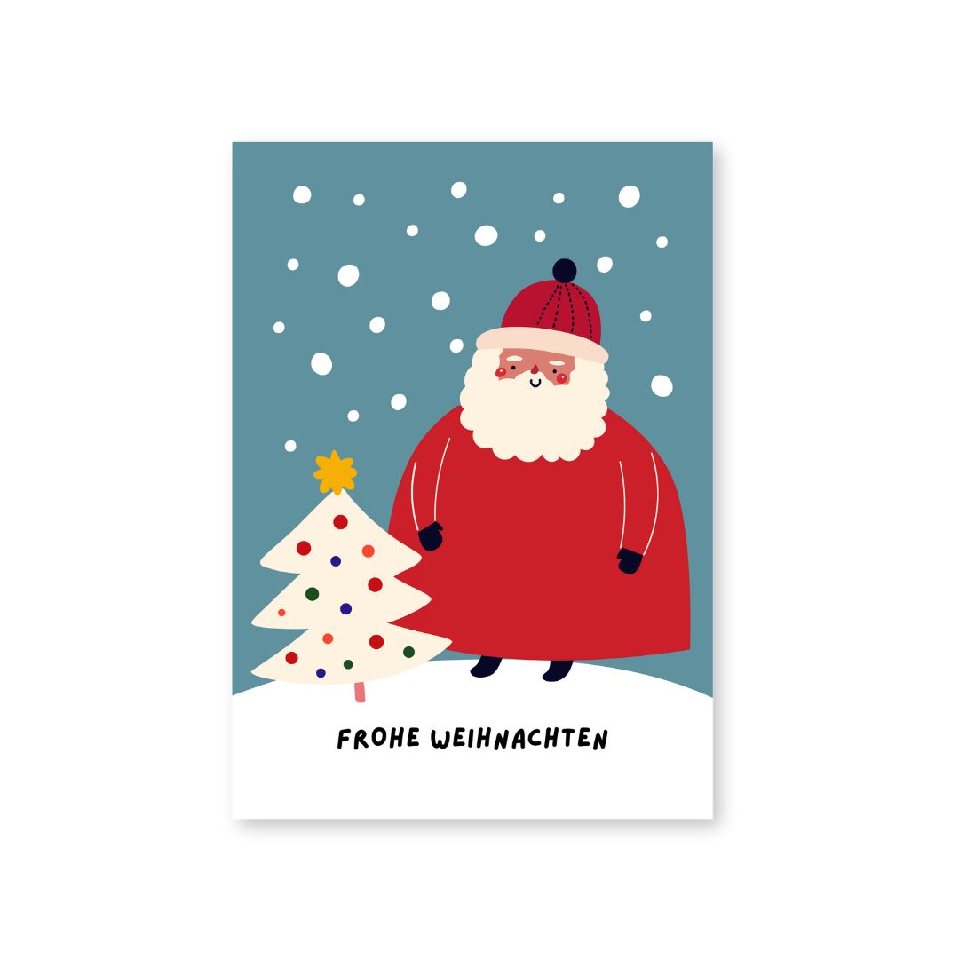 Postkarte 'Frohe Weihnachten'