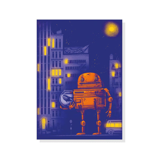 Postkarte A6 'Best Friends Robi'