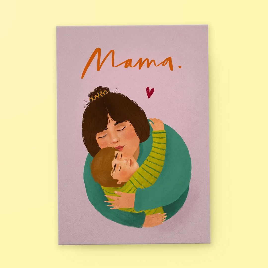 Postkarte 'Mama'