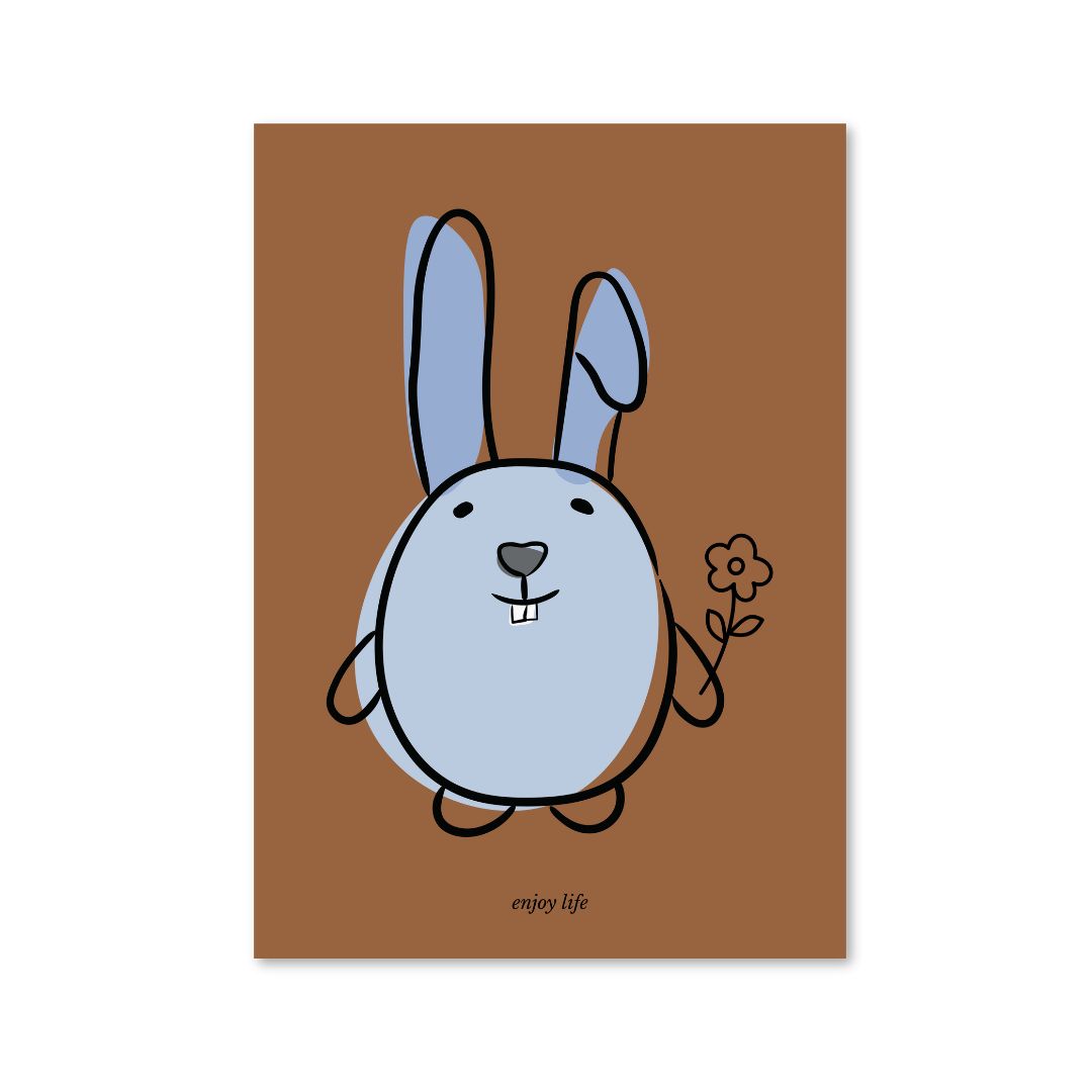Postkarte 'Osterhase'