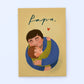 Postkarte 'Papa'