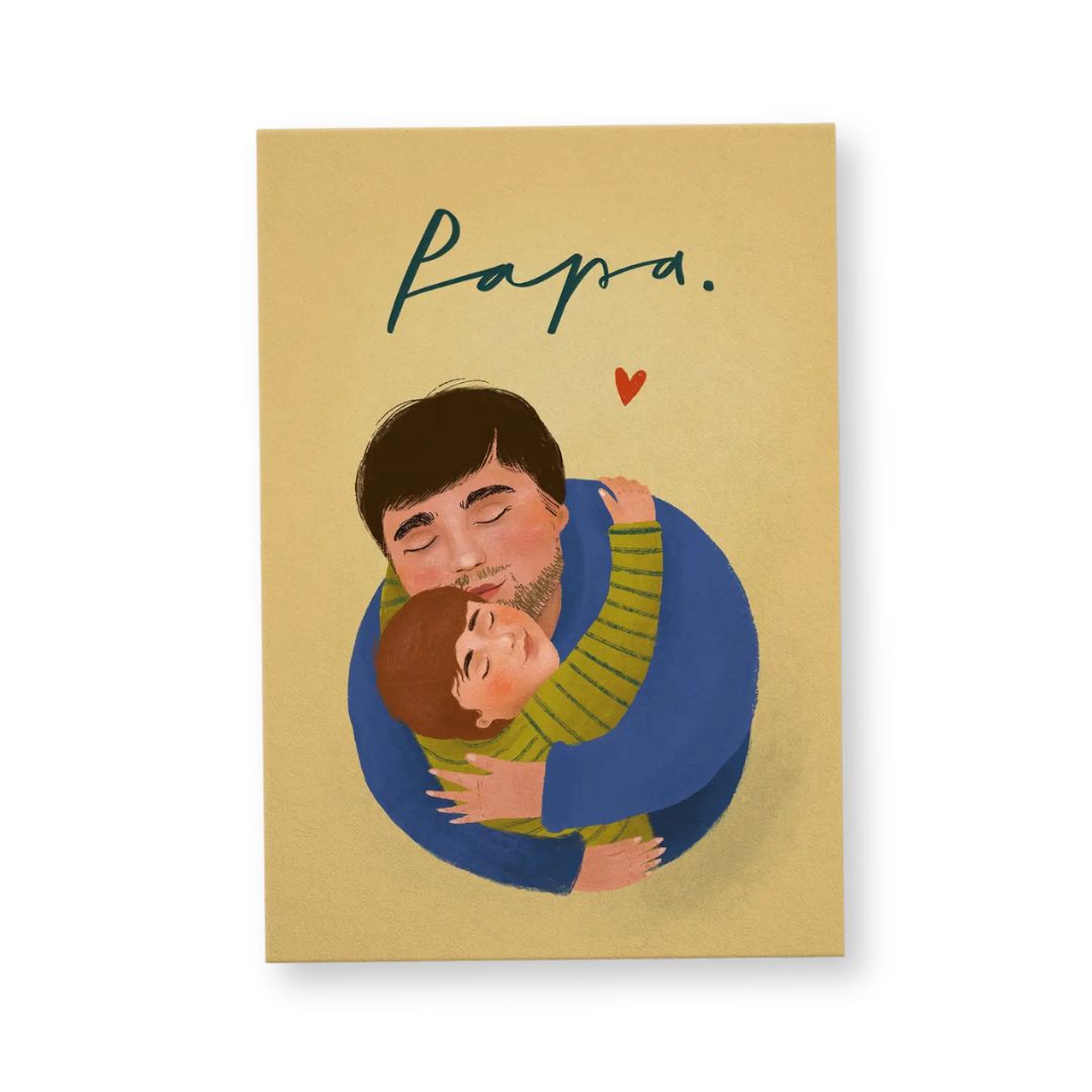 Postkarte 'Papa'