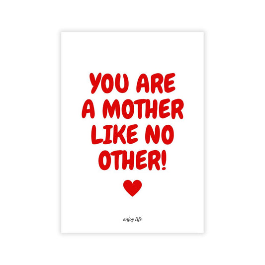 Postkarte 'MOTHER LIKE NO OTHER'