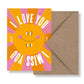 Postkarte 'Love You Miss You'