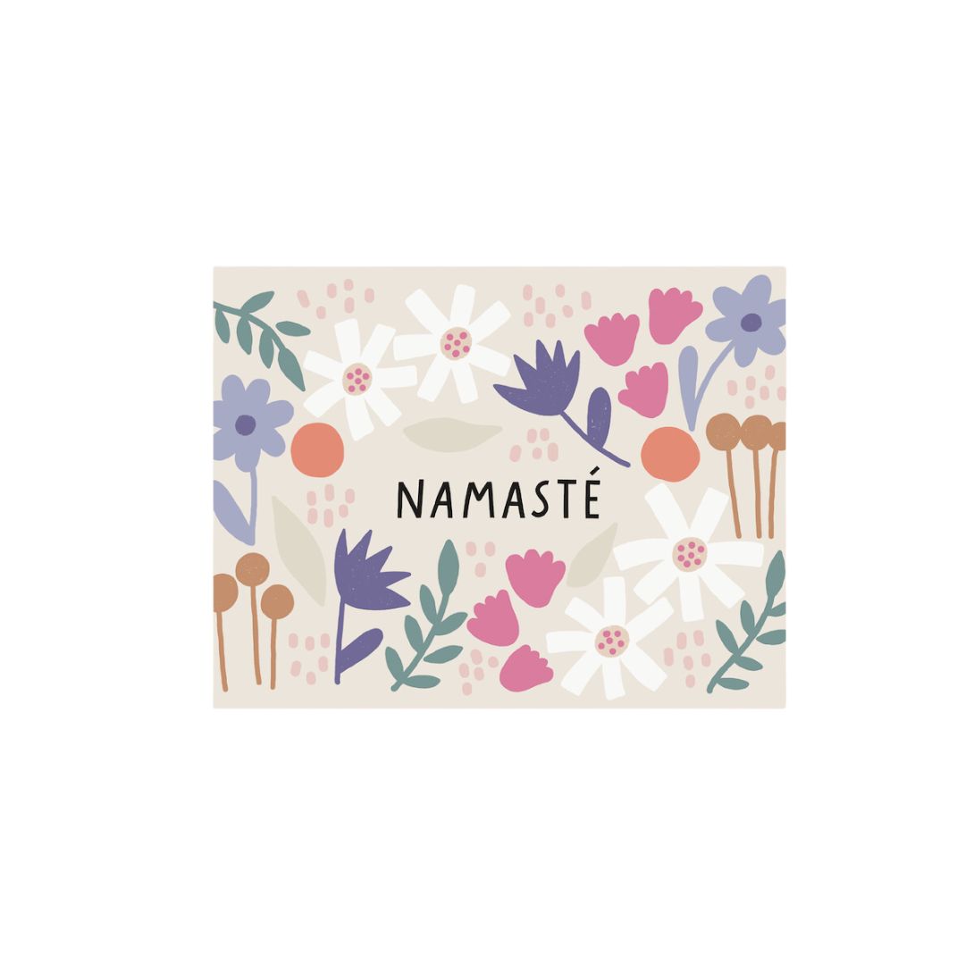 Postkarte 'Namasté'