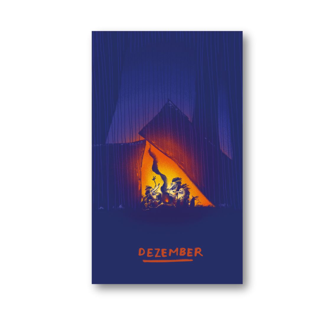 Alle Jahre Superpostkarten-Kalender 'Superfreunde Best of Teil 2'