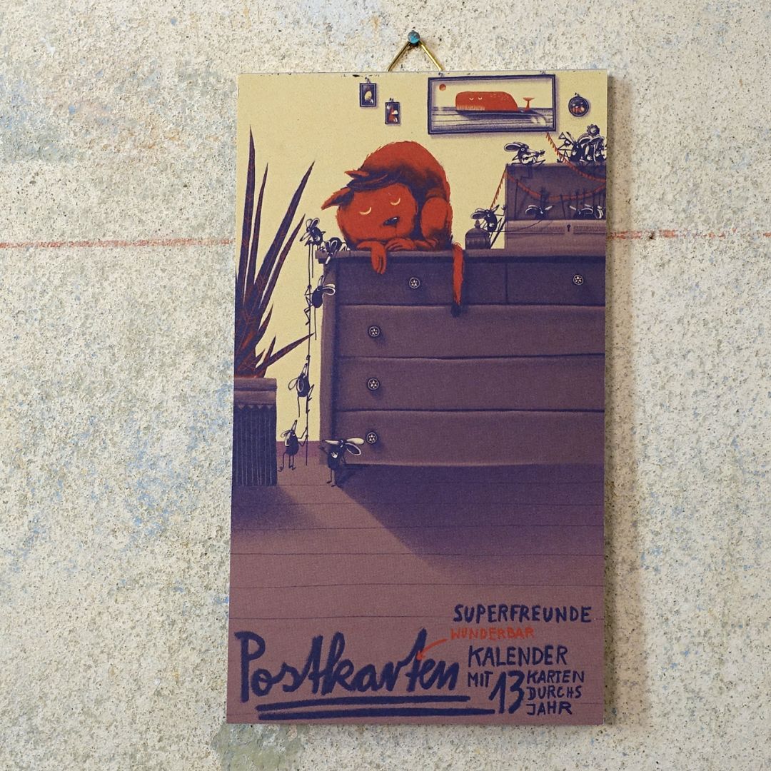 Alle Jahre Superpostkarten-Kalender 'Superfreunde Best of Teil 2'